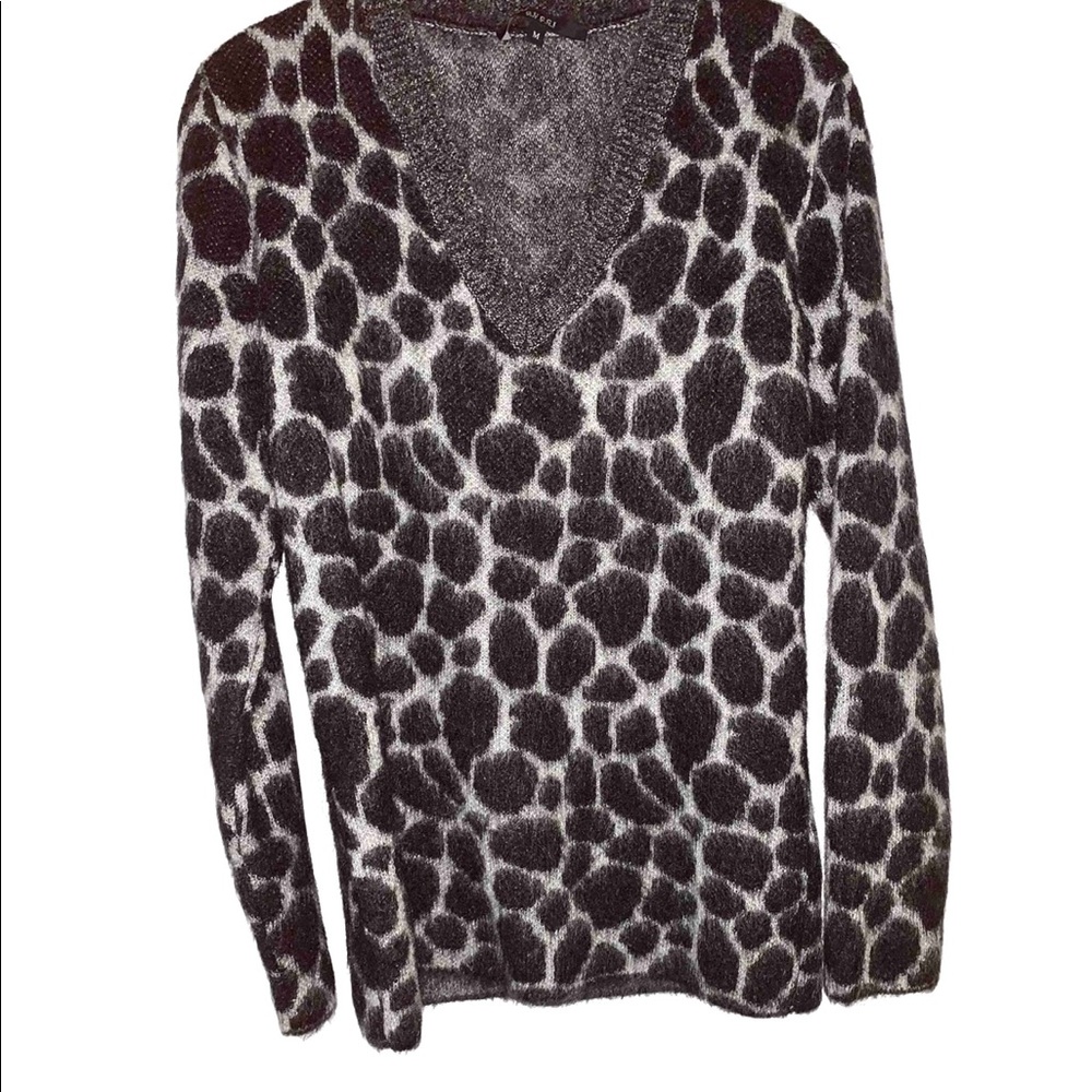 New Gucci Mohair Sweater Medium Grey
